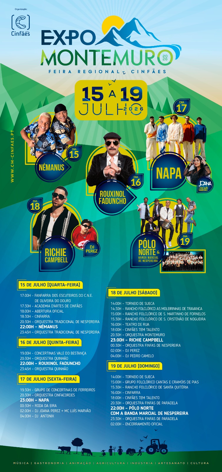 EXPO MONTEMURO 2026 | 15 a 19 de julho