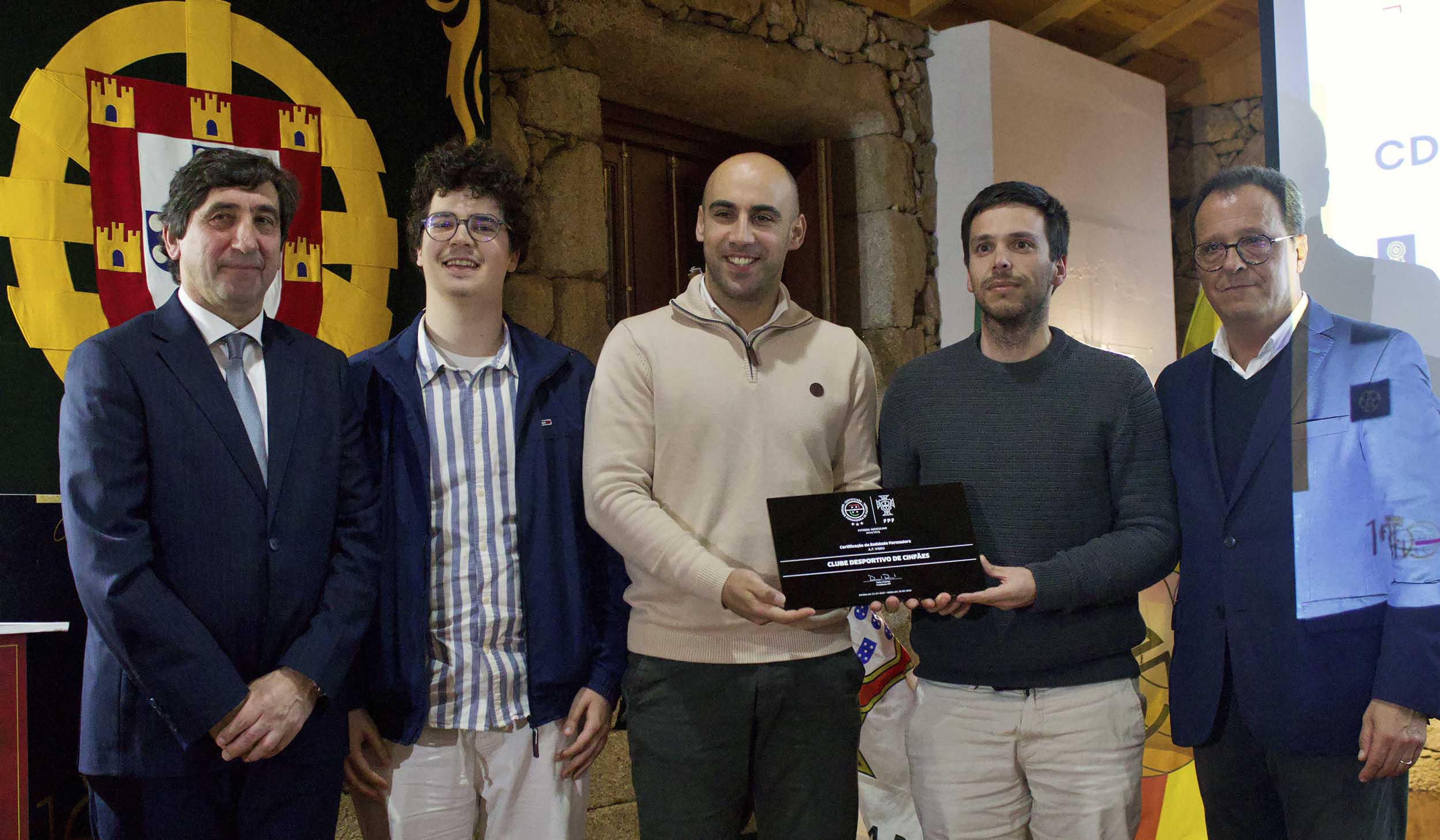 C.D. Cinfães, Heróis d’Aventura e Souselo F.C. distinguidos como Entidades Formadoras pela A.F. Viseu