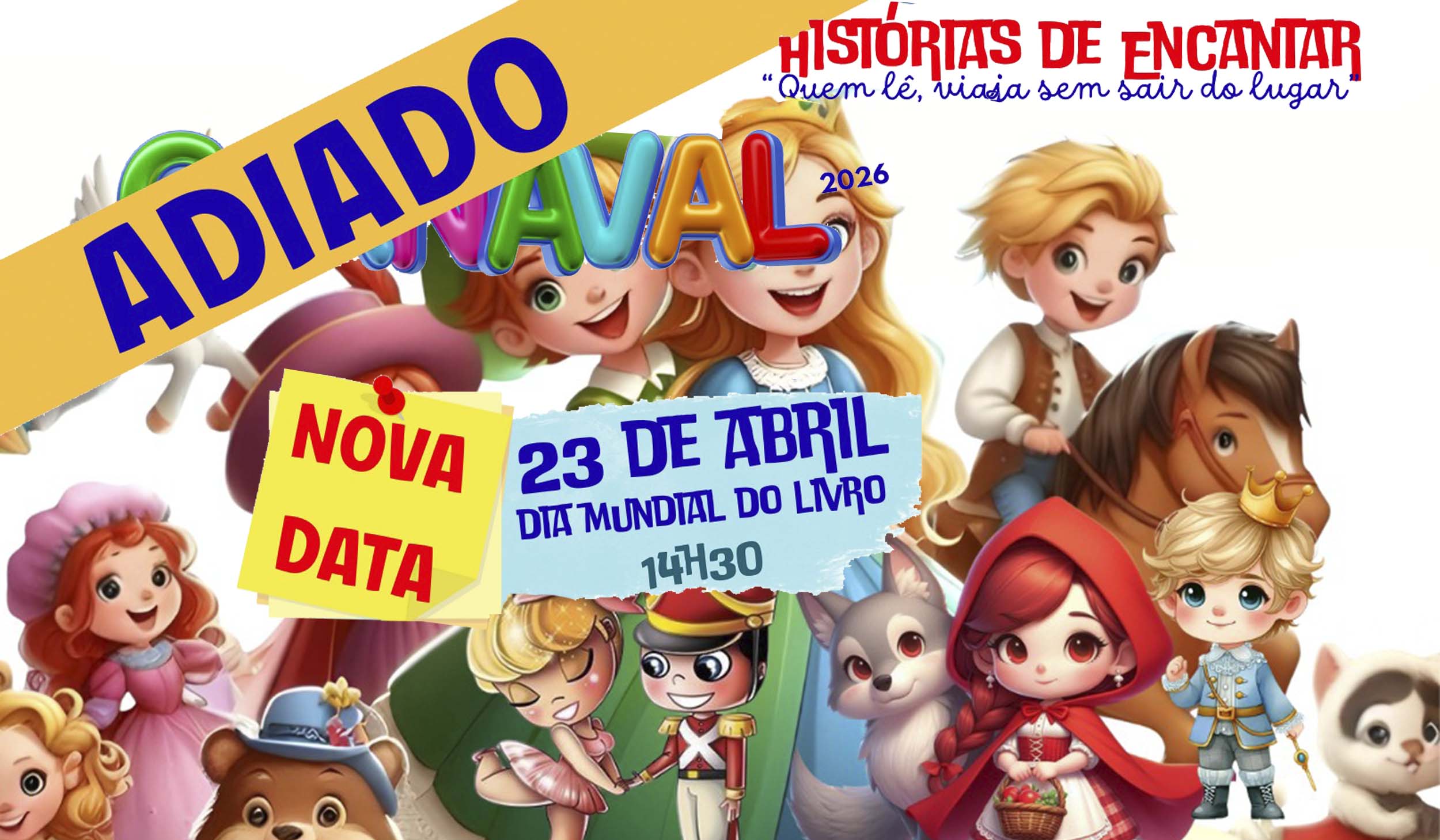 Desfile adiado – nova data confirmada para 23 de abril!