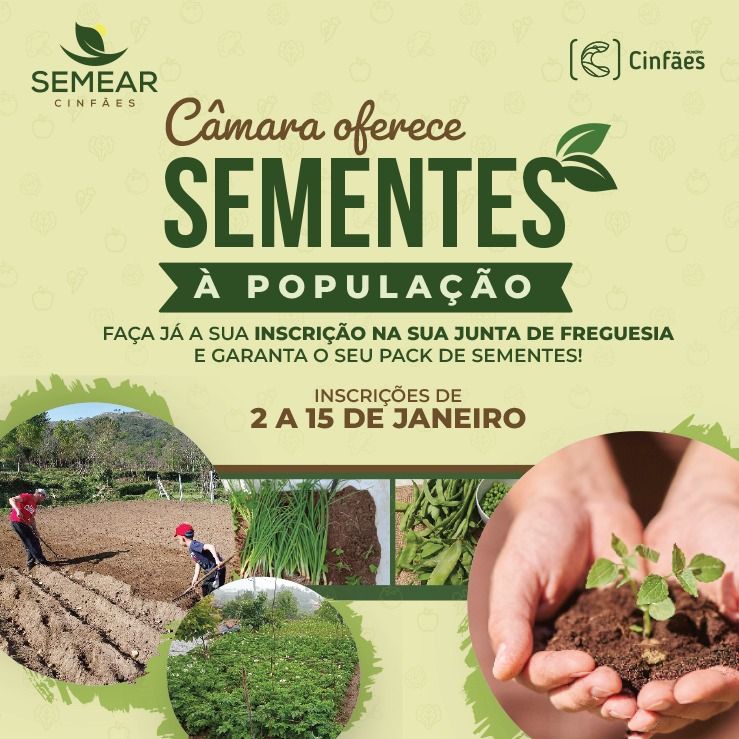 “Semear Cinfães” – Inscrições abertas até 15 de janeiro!
