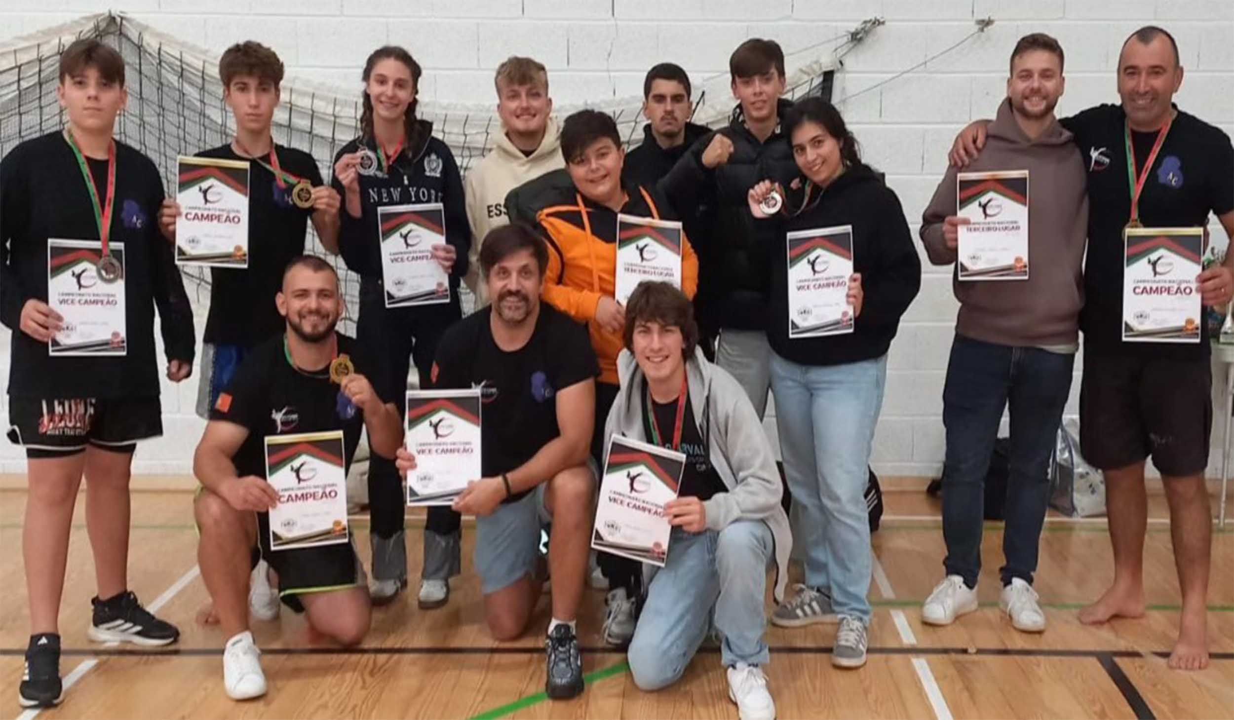 Associação de Desportos Combate Cinfães brilha no Campeonato Nacional com ouro, prata e bronze