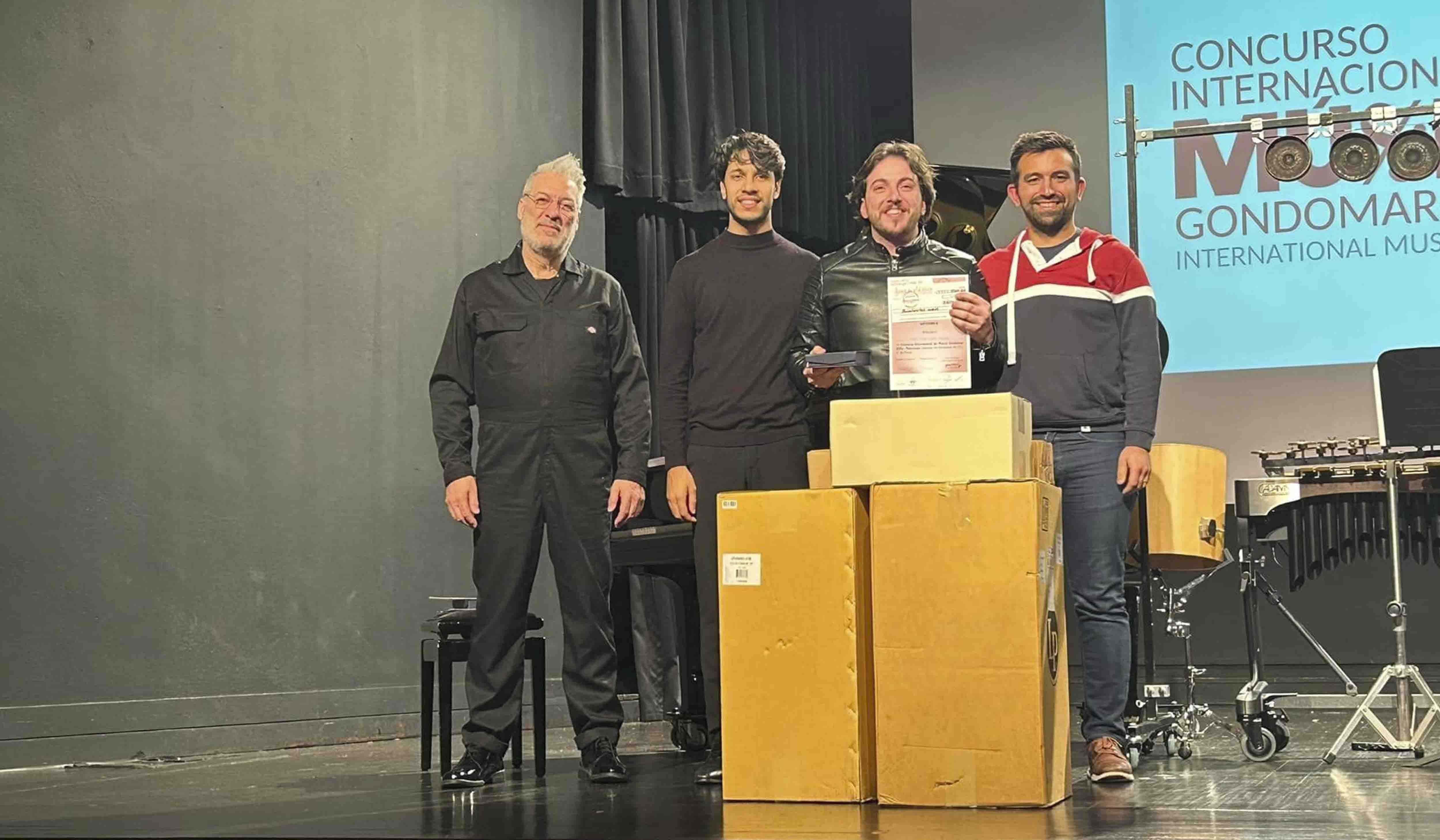 João Pedro Lourenço venceu Concurso Internacional de Percussão