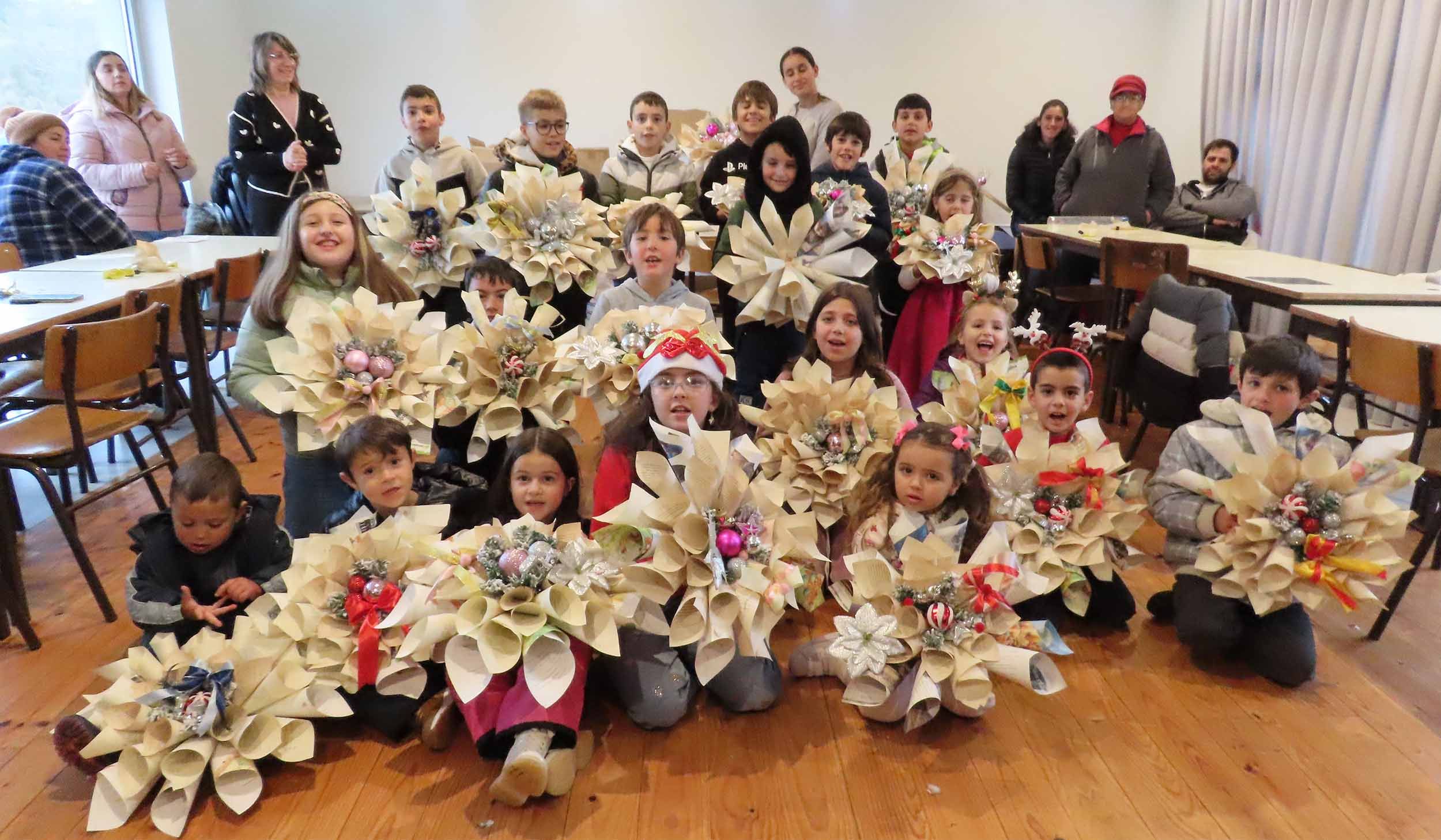 Natal com sorrisos na Aldeia Comunitária de Bustelo