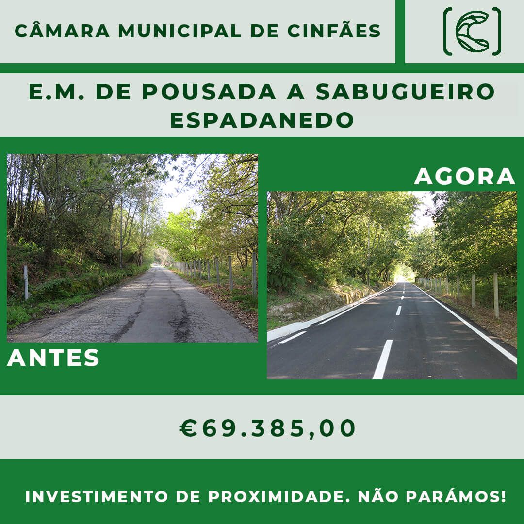 Estrada Municipal de Pousada a Sabugueiro – Espadanedo