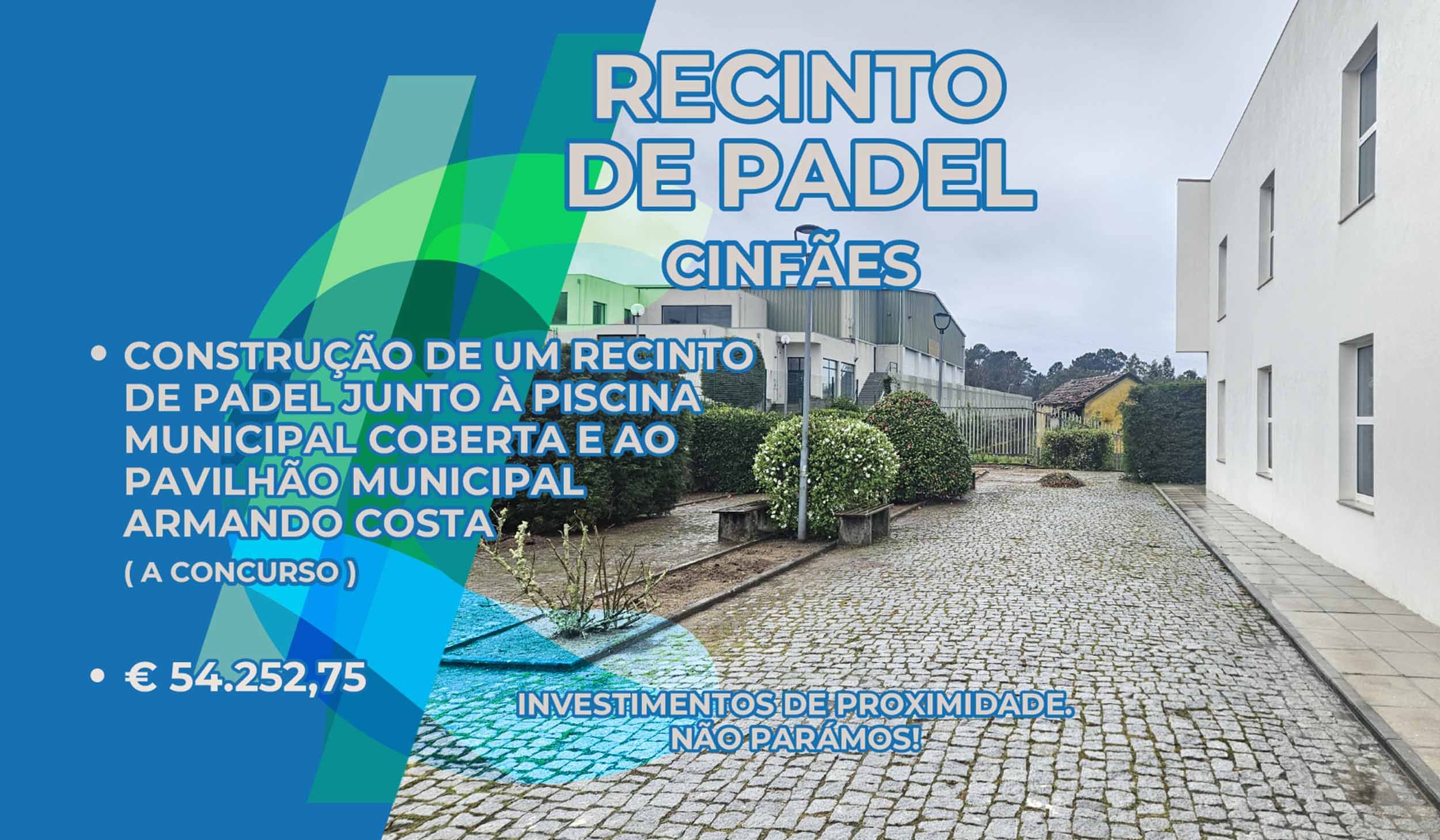 Câmara vai construir recinto de padel em Cinfães