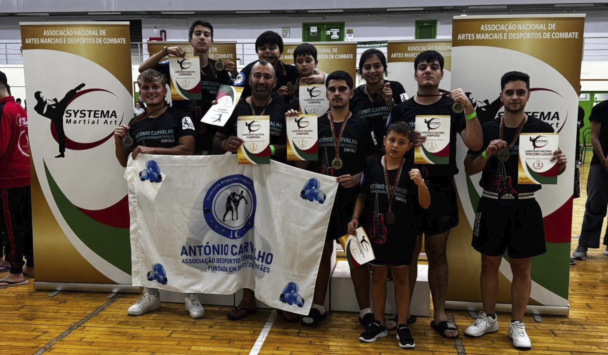 Associação de Desportos Combate Cinfães conquista ouro, prata e bronze em Campeonato Nacional